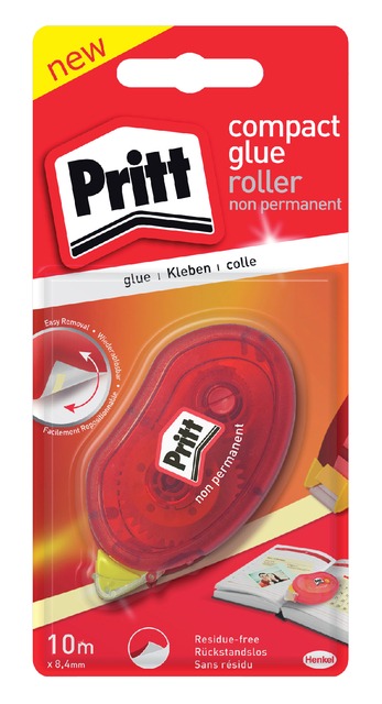 Lijmroller Pritt Compact non permanent op blister