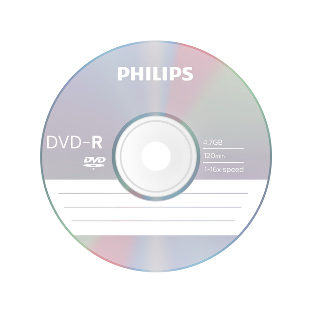 DVD-R Philips 4.7GB 16x SP (25)