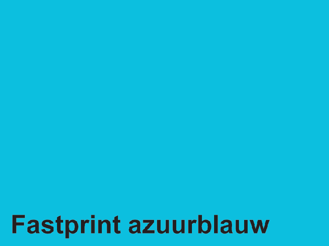 Kopieerpapier Fastprint A4 160gr azuurblauw 50vel