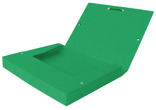 Elastobox Oxford Top File+ A4 40mm groen