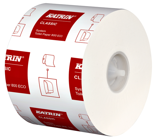 Toiletpapier Katrin System 2-laags wit 36rollen