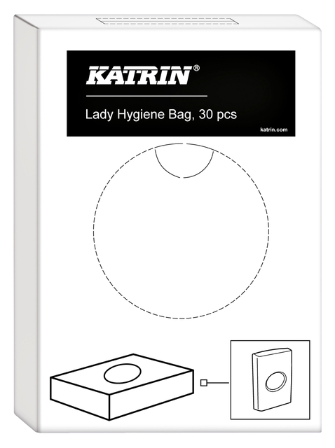 Dames hygiënezakjes Katrin 961628 25x30 stuks.