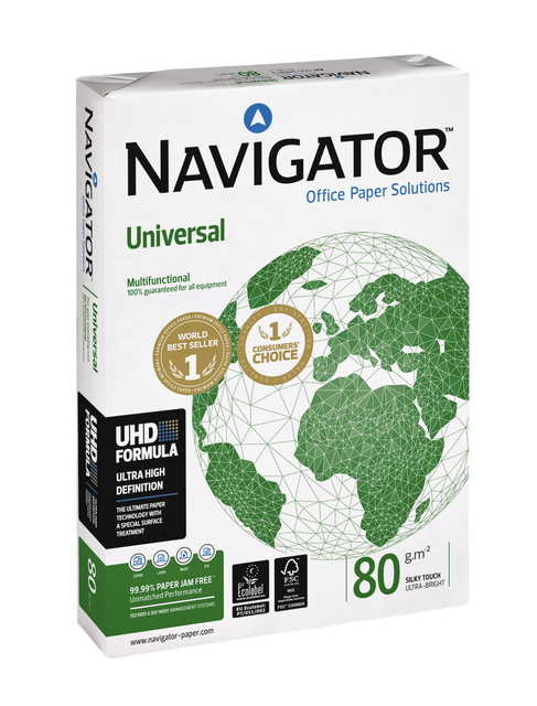 Kopieerpapier Navigator Universal A4 80gr wit 500vel