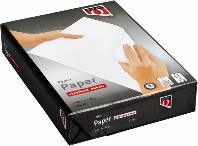 Kopieerpapier Quantore Excellent A4 80gr wit 500vel