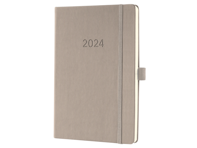 Agenda 2024 Sigel Conceptum A5 7dagen/2pagina's taupe