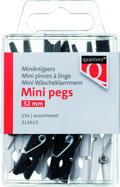 Miniknijper Quantore blister 34mm assorti