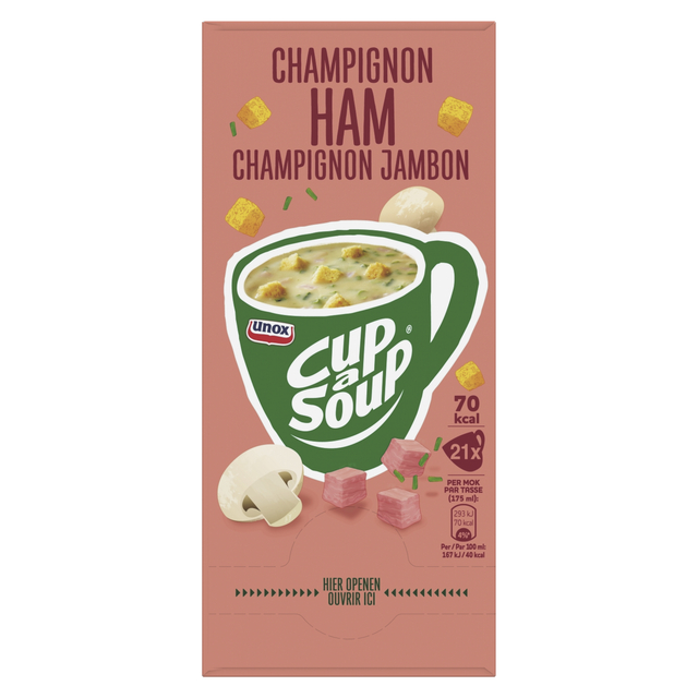 Cup-a-Soup Unox champignon ham 175ml