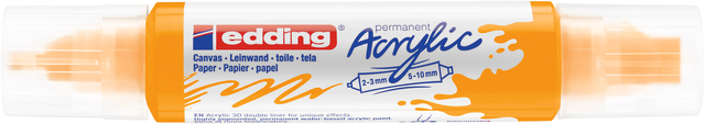 Acrylmarker edding e-5400 3D double liner zonnegeel