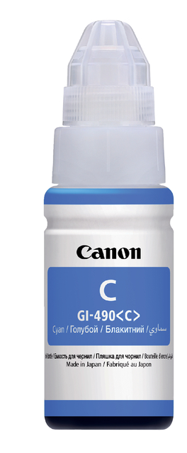 Flacon navulinkt Canon GI-490 blauw