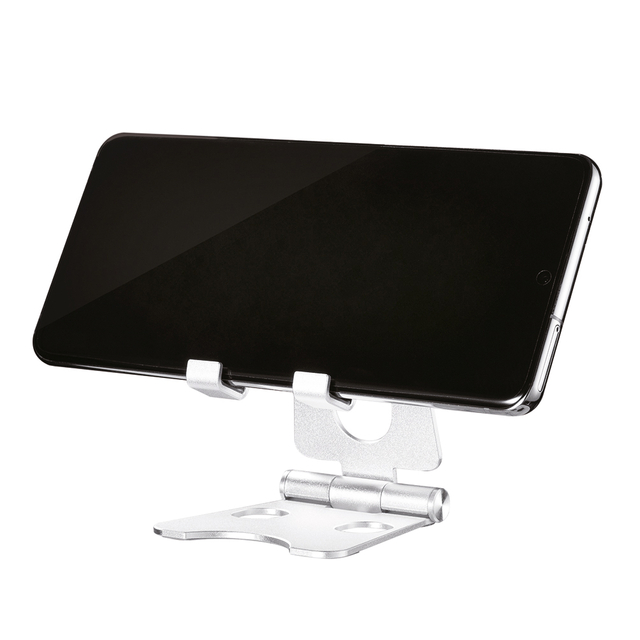 Telefoonstandaard Neomounts DS10-150SL1 opvouwbaar Zilver