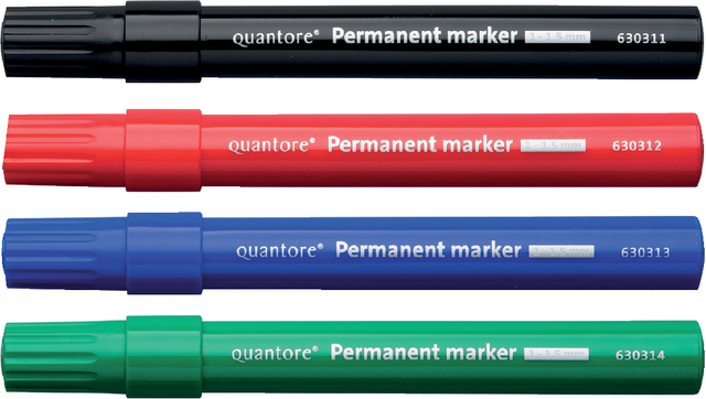 Permanent marker Quantore rond 1-1.5mm rood