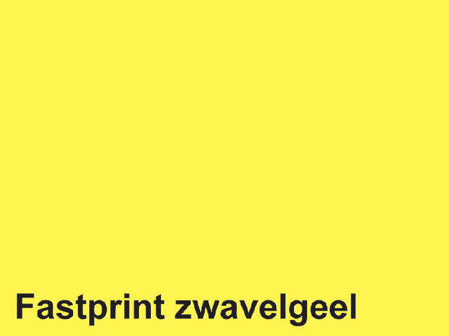 Kopieerpapier Fastprint A4 160gr zwavelgeel 250vel