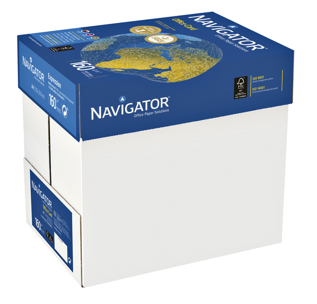 Kopieerpapier Navigator Office Card A4 160gr wit 250vel