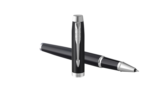 Rollerpen Parker IM matte black CT fijn