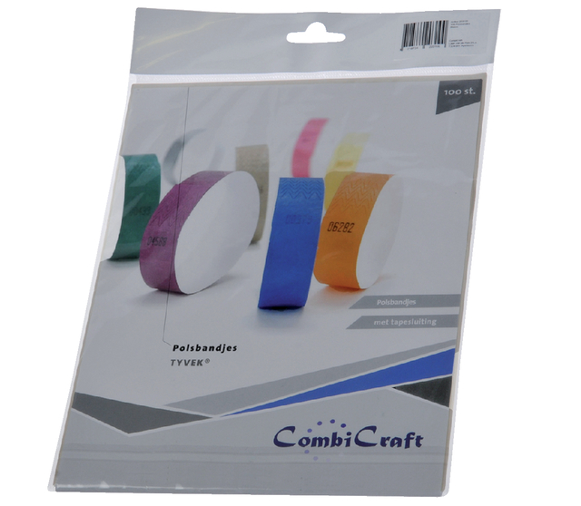 Polsband Combicraft Tyvek rood