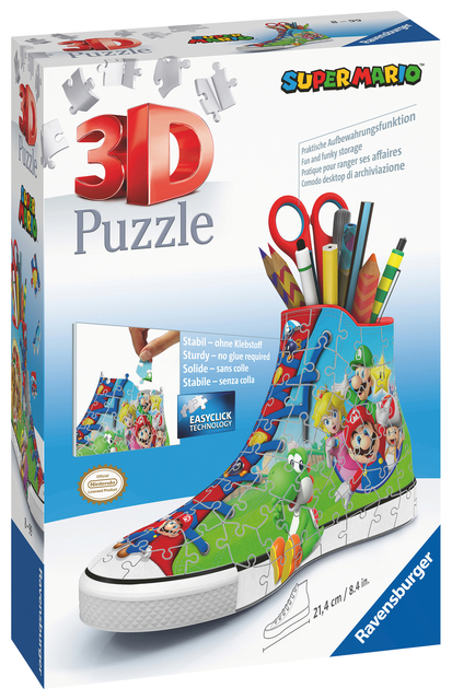 3D puzzel Ravensburger Sneaker Mario 54 stuks