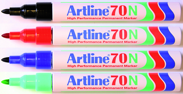 Viltstift Artline 70 rond 1.5mm groen