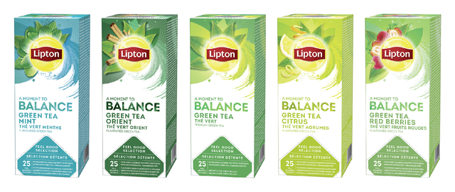 Thee Lipton Balance green tea orient 25x1.5gr