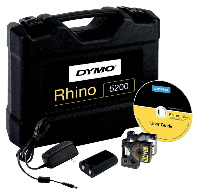 Labelprinter Dymo Rhino pro 5200 ABC in koffer