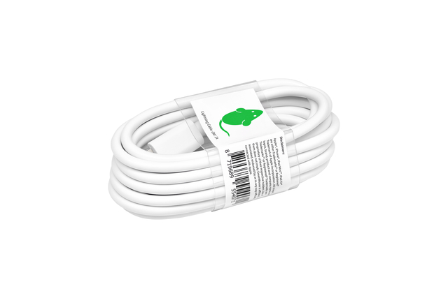 Kabel Green Mouse USB Lightning-A 2 meter wit