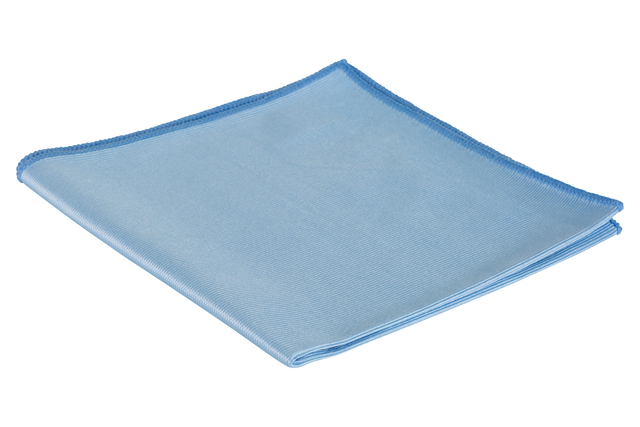 Glasdoek Cleaninq microvezel 40x40cm blauw