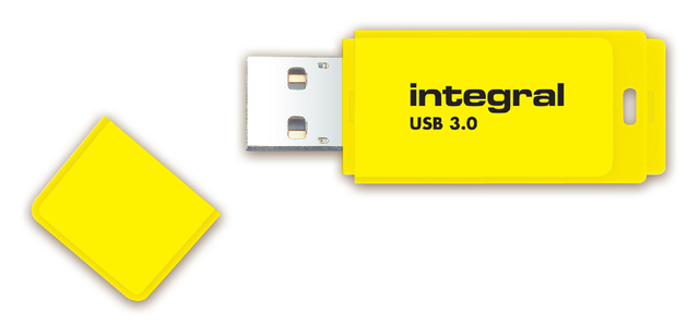 USB-stick 2.0 Integral 32GB neon geel