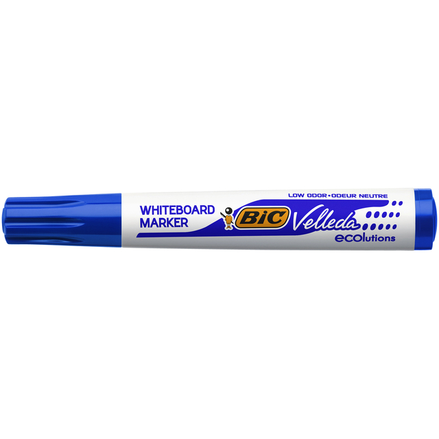 Viltstift Bic Velleda 1701 whiteboard rond large blauw