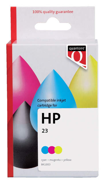 Inktcartridge Quantore  alternatief tbv HP C1823D 23 kleur