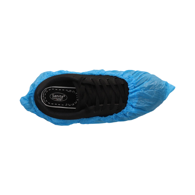 Schoenovertrek CMT 40mu geruwd maat 36-46 CPE blauw