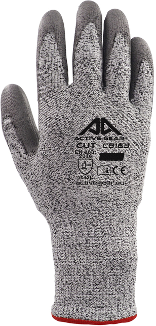 Handschoen ActiveGear snijbestendig grijs 8/M