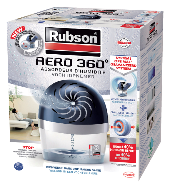 Vochtopnemer Rubson Aero 360 compleet