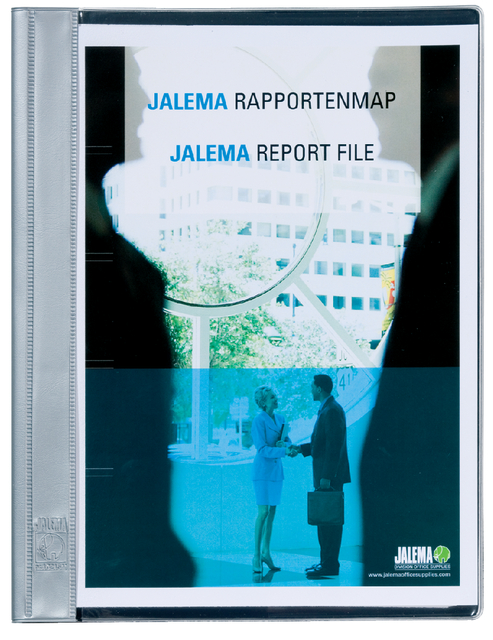 Rapportenmap Jalema A4 met snelhechter grijs