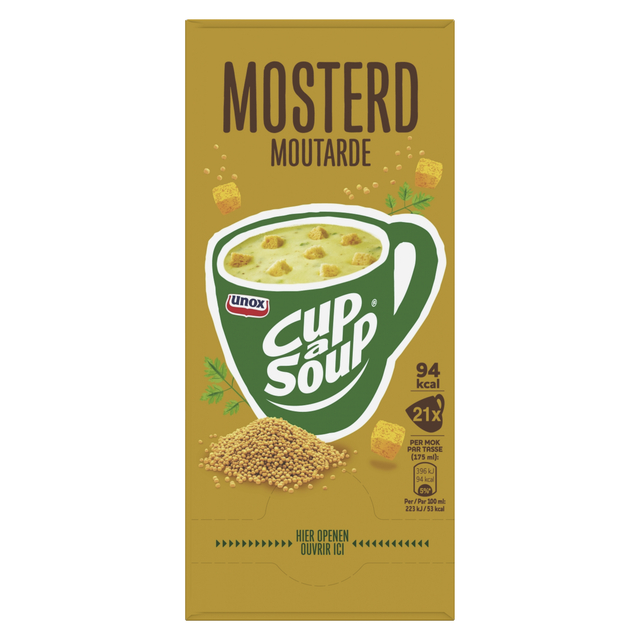 Cup-a-Soup Unox mosterd 175ml