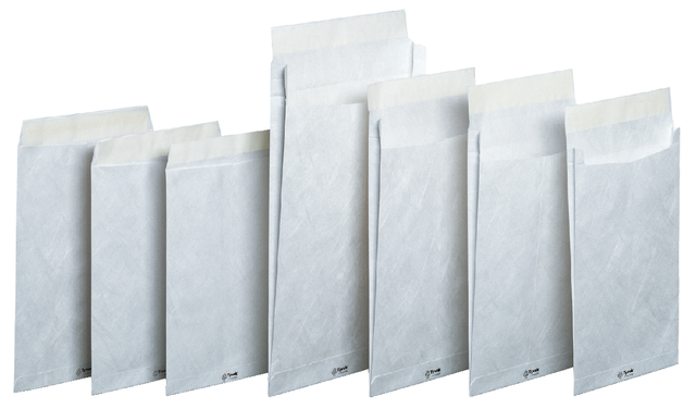 Envelop Tyvek monsterzak EB4 262x371x38mm 75gr wit doos à 100 stuks