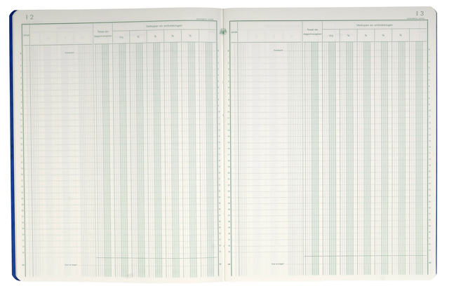 Register Piqure dagontvangsten 320x250mm 80vel assorti