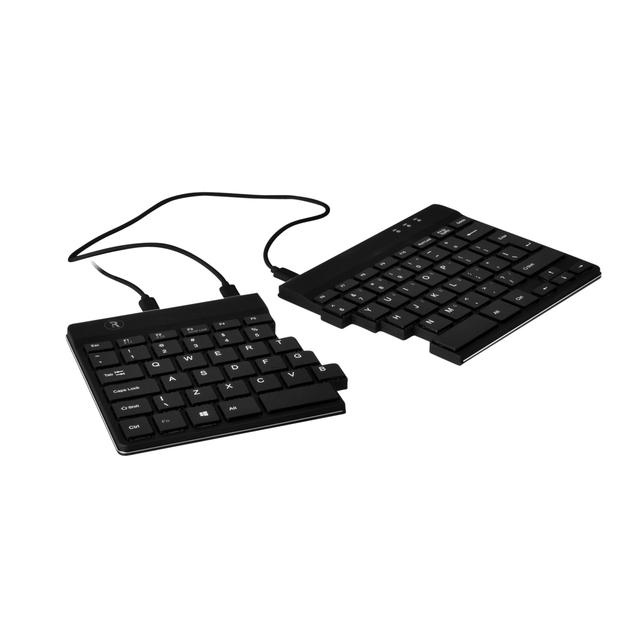 Ergonomisch toetsenbord R-Go Tools Split break Azerty zwart