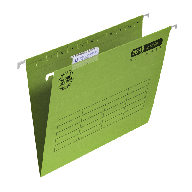 Hangmap Elba Verticfile Ultimate A4 V bodem groen