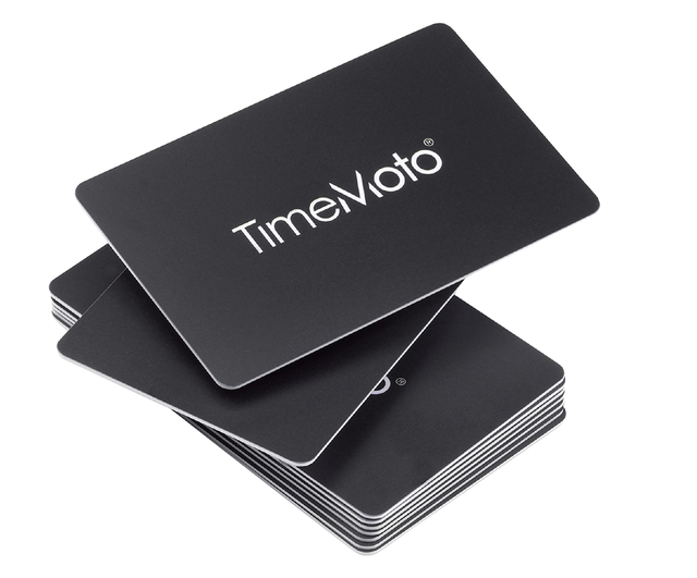 TimeMoto RF-100 RFID cards