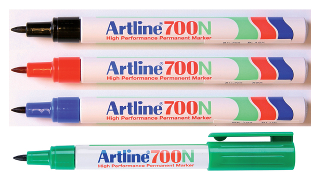 Viltstift Artline 700 rond 0.7mm zwart