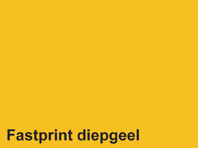 Kopieerpapier Fastprint A4 160gr diepgeel 250vel