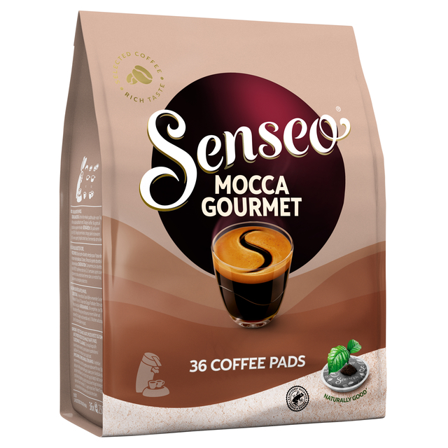 Koffiepads Douwe Egberts Senseo mocca gourmet 36 stuks