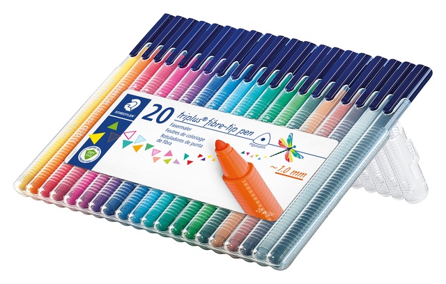 Kleurstift Staedtler 323 Triplus color à 20 kleuren