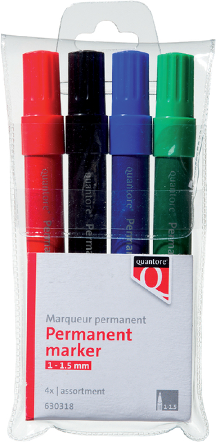 Permanent marker Quantore rond 1-1.5mm assorti