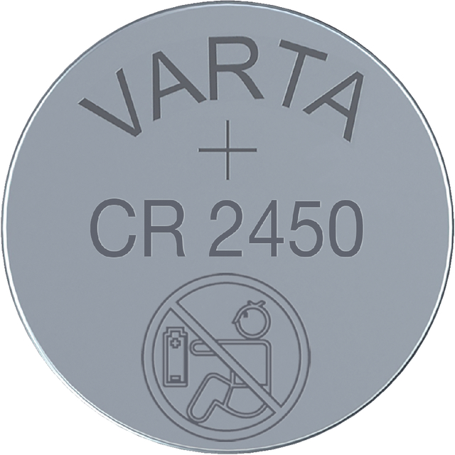 Batterij Varta knoopcel CR2450 lithium blister à 2stuk