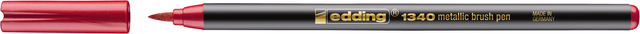 Brushpen edding 1340 metallic rood