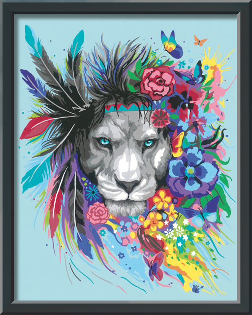 Schilderen op nummers CreArt Boho lion