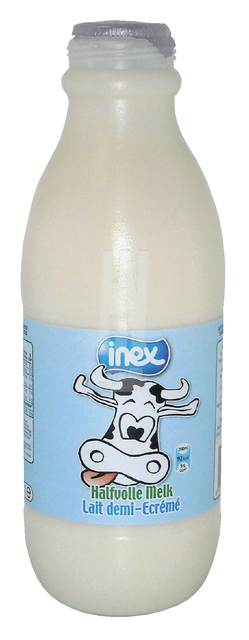 Melk Inex halfvol houdbaar 1 liter