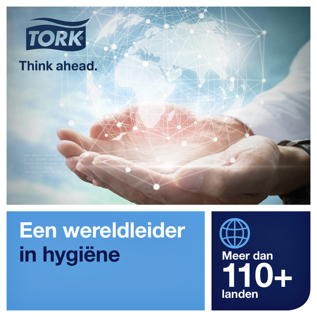 Handdoekdispenser Tork H3 Elevation C-vouw en Z-vouw wit 553000