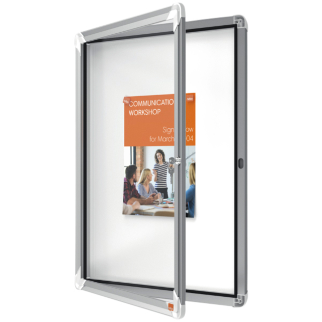 Binnenvitrine Nobo Premium Plus 4x A4 draaideur magnetisch