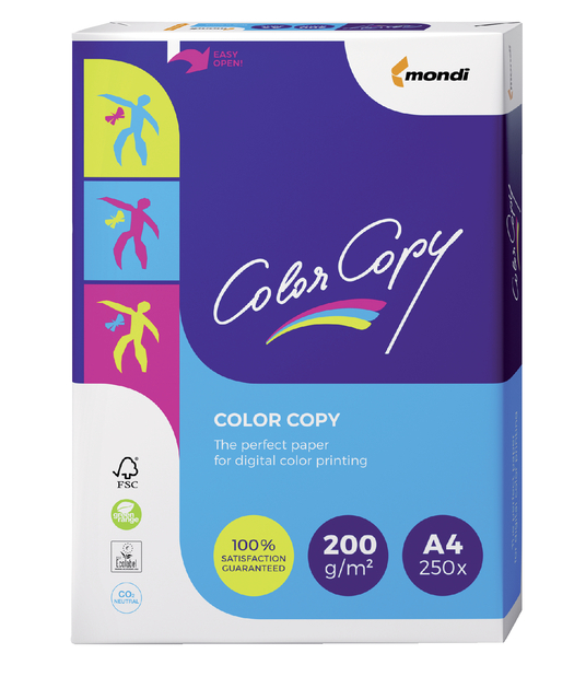 Laserpapier Color Copy A4 200gr wit 250vel